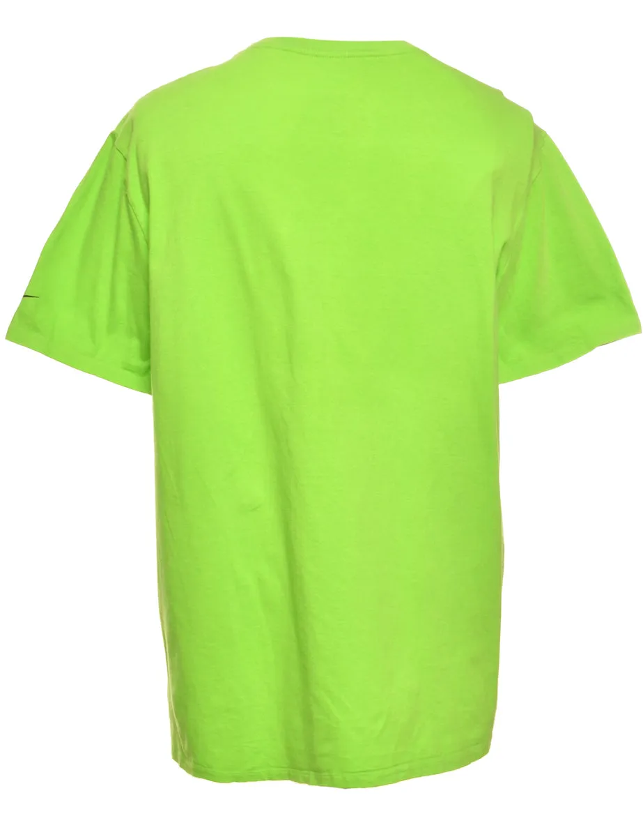 Light Green Seahawks Sports T-shirt - L