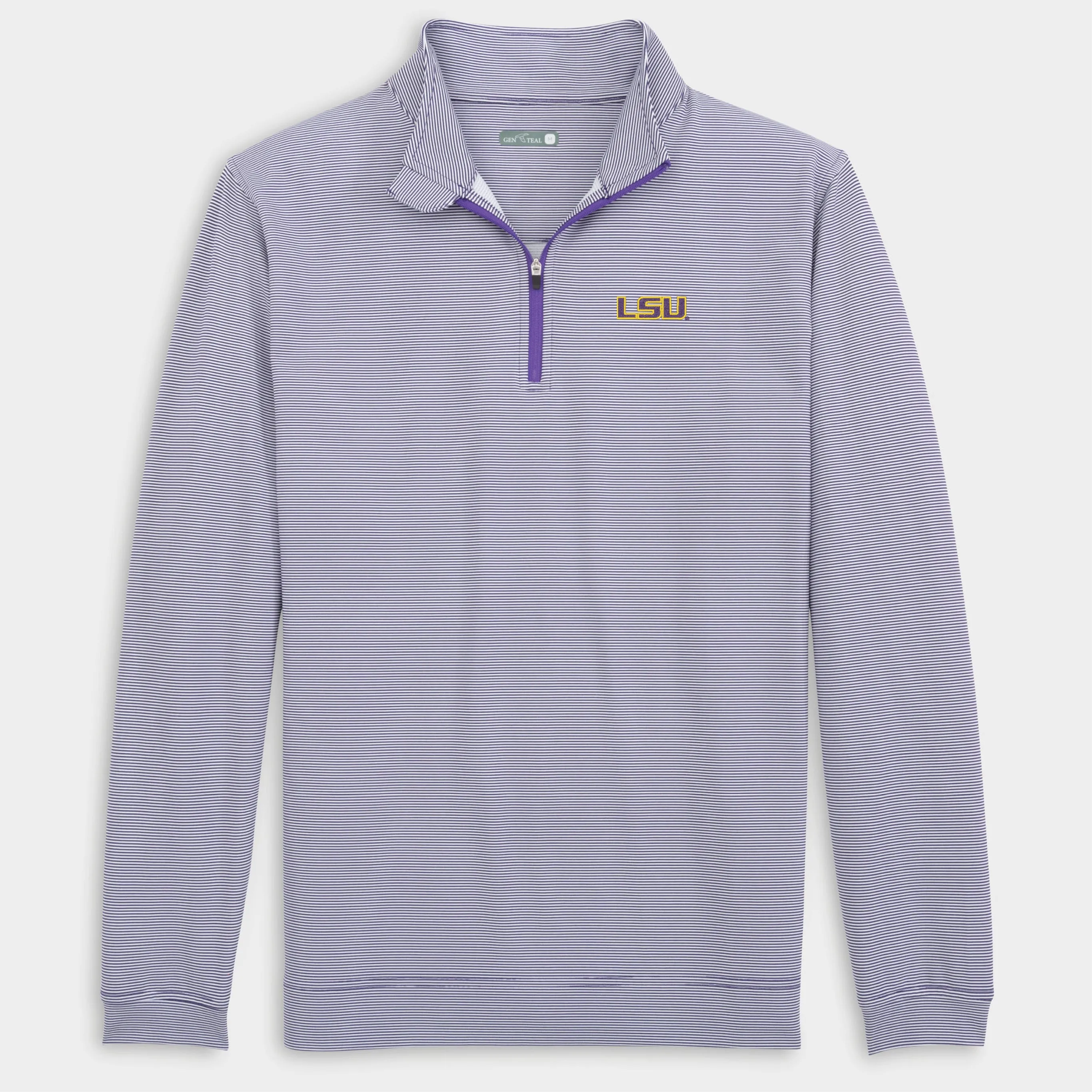 LSU Pinstripe Venture Performance Quarter-Zip