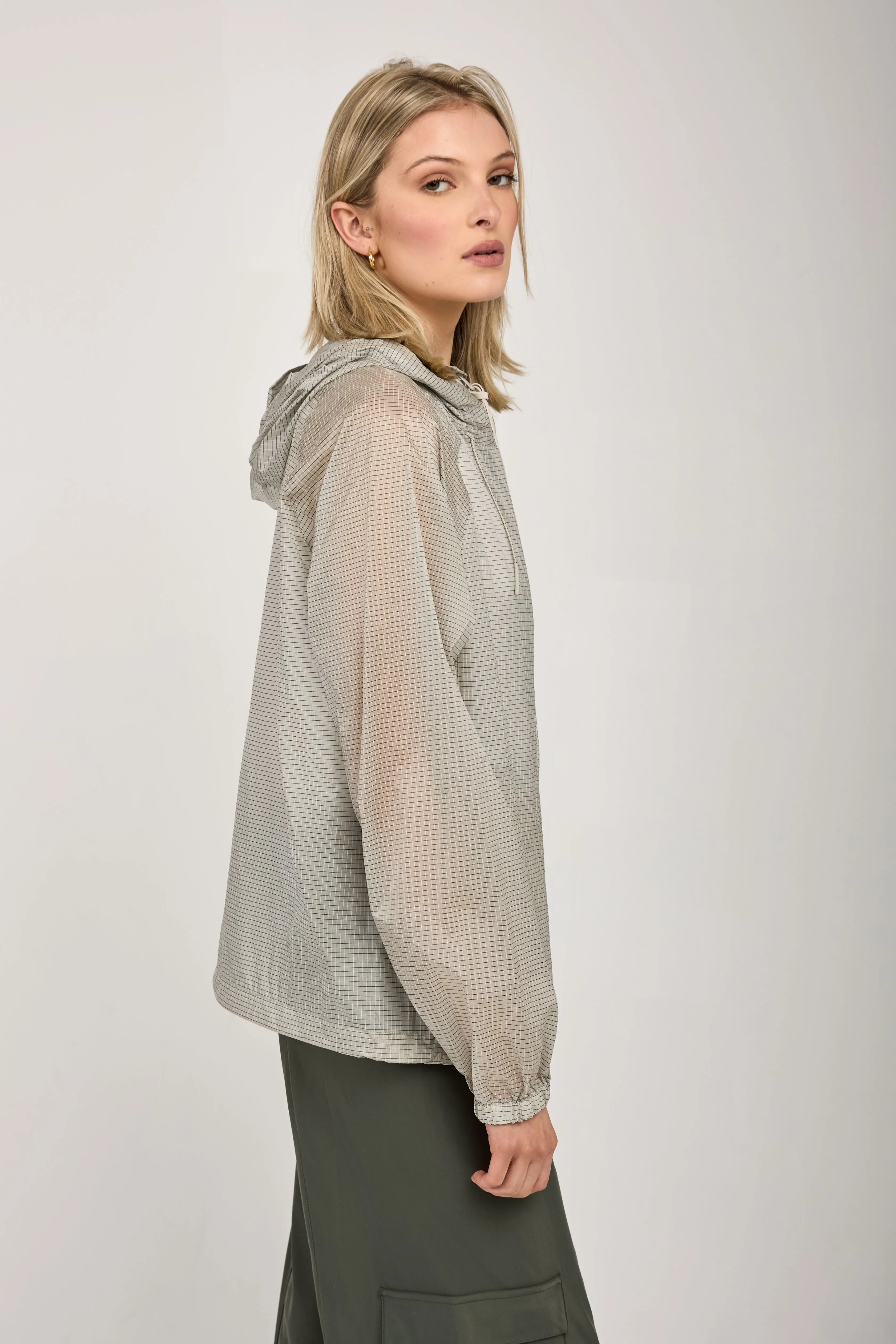 Mendoza Rain Jacket in Stone