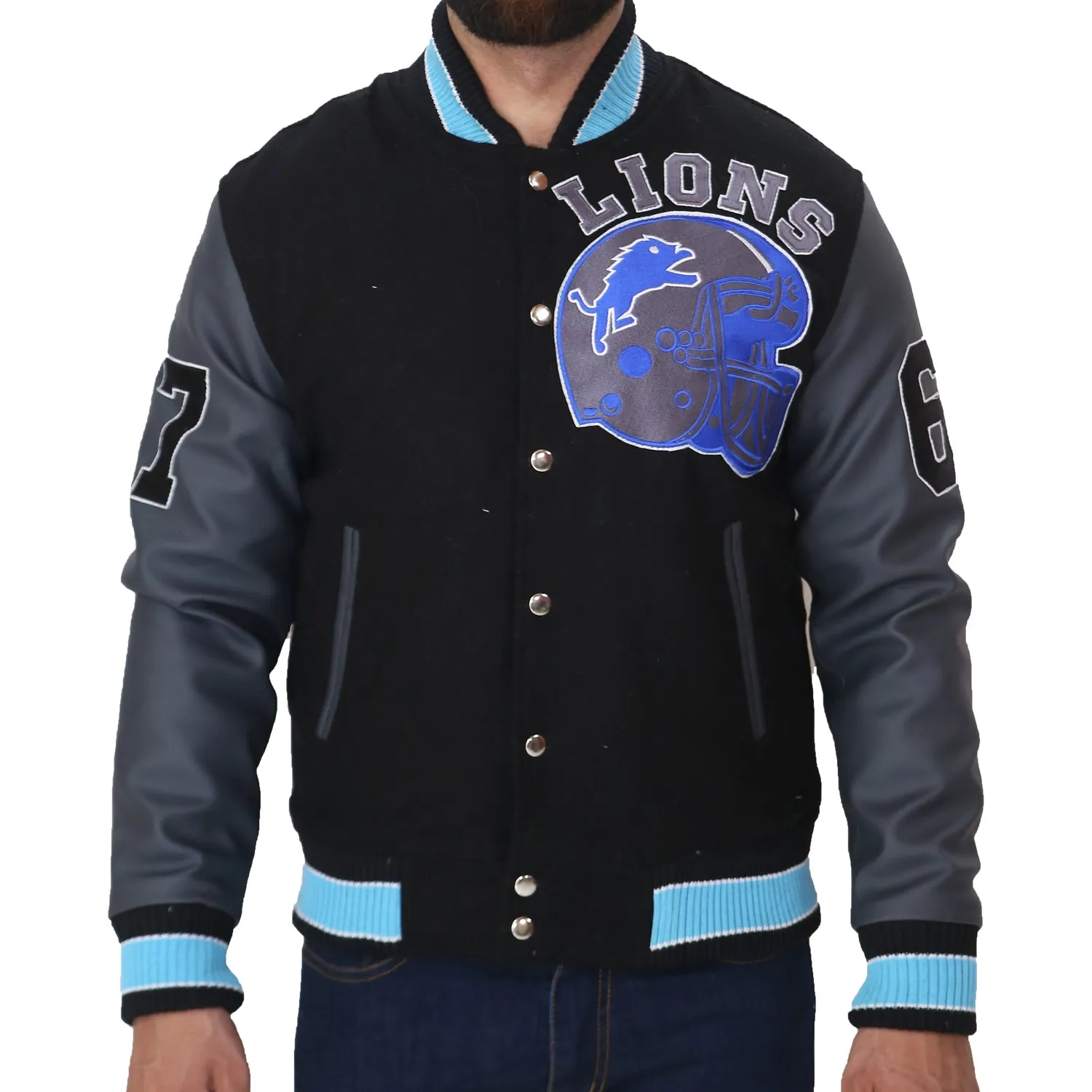 Men's Beverly Hills Cop Axel Foley Detroit Lions Jacket