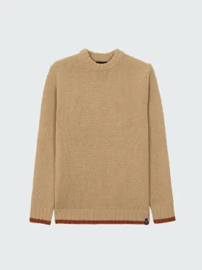 Men's Sole Tipped Crew Knit Jumper