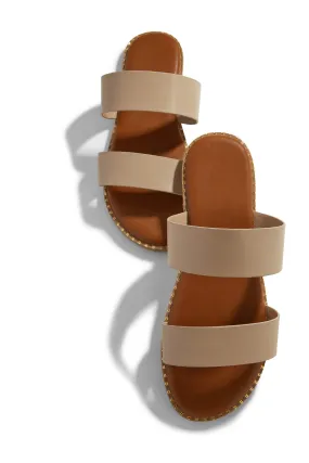 Milani Slip On Sandals - Nude