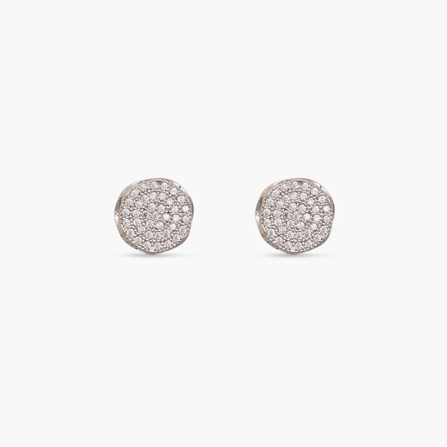 Minimalist CZ Stud Earrings