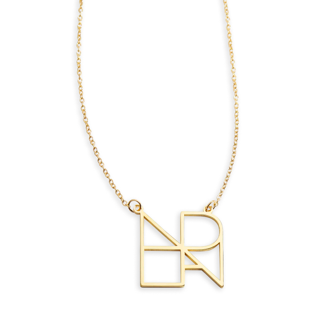 Minimalist Monogram Name Necklace