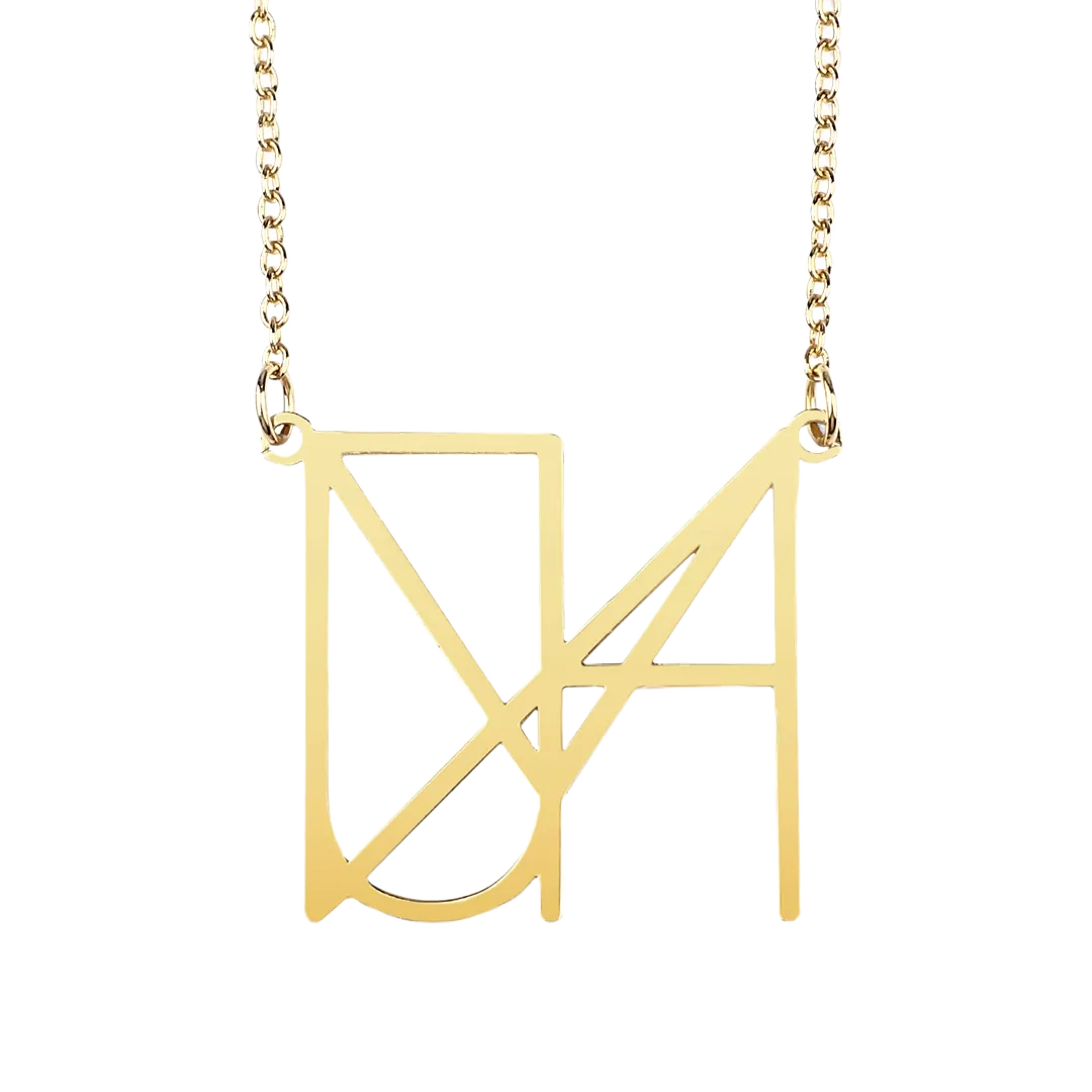 Minimalist Monogram Name Necklace