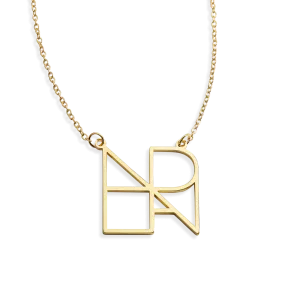 Minimalist Monogram Name Necklace