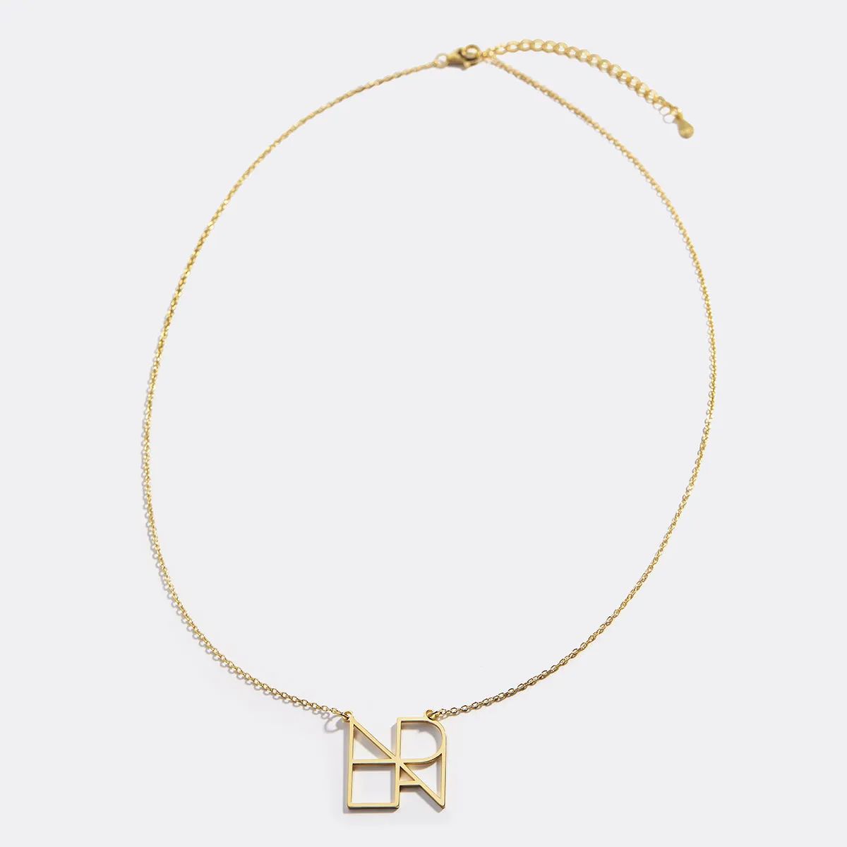 Minimalist Monogram Name Necklace