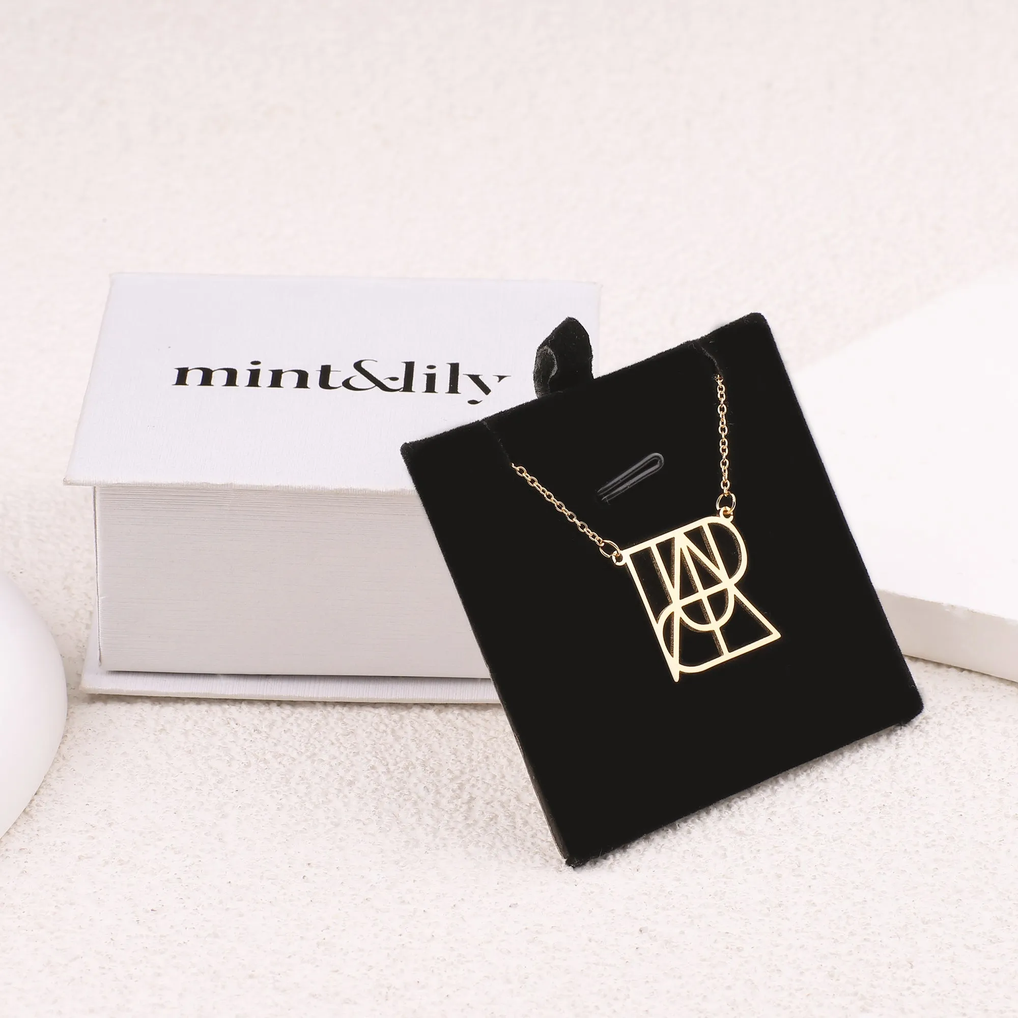 Minimalist Monogram Name Necklace