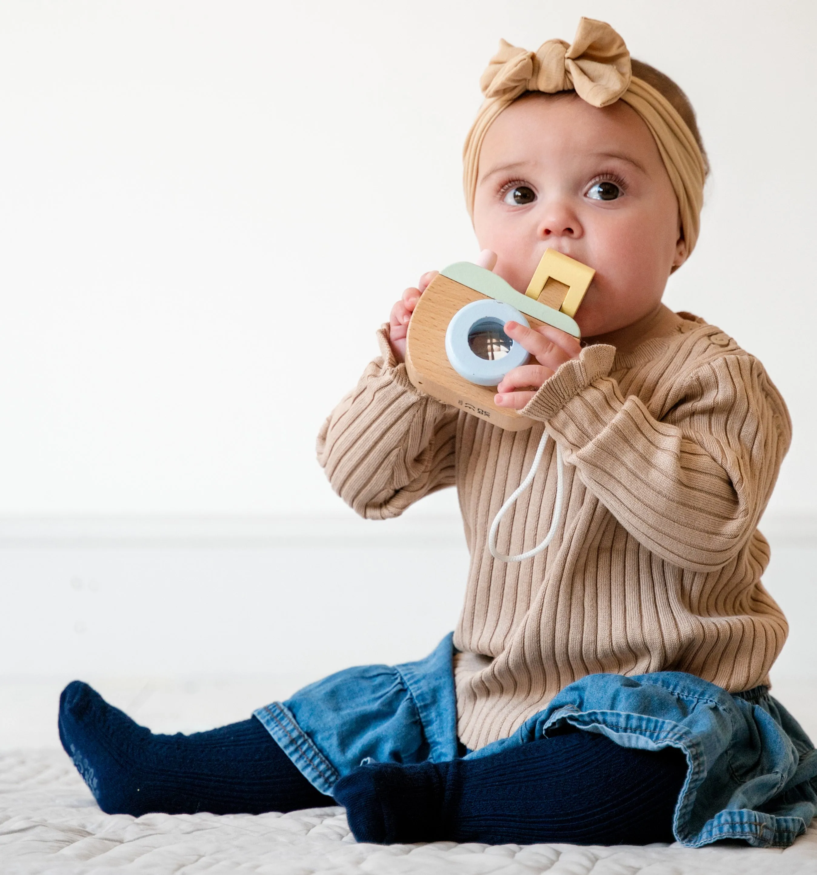 Non-Slip Super Soft Cable Knit Tights in Navy - age 1-6 years