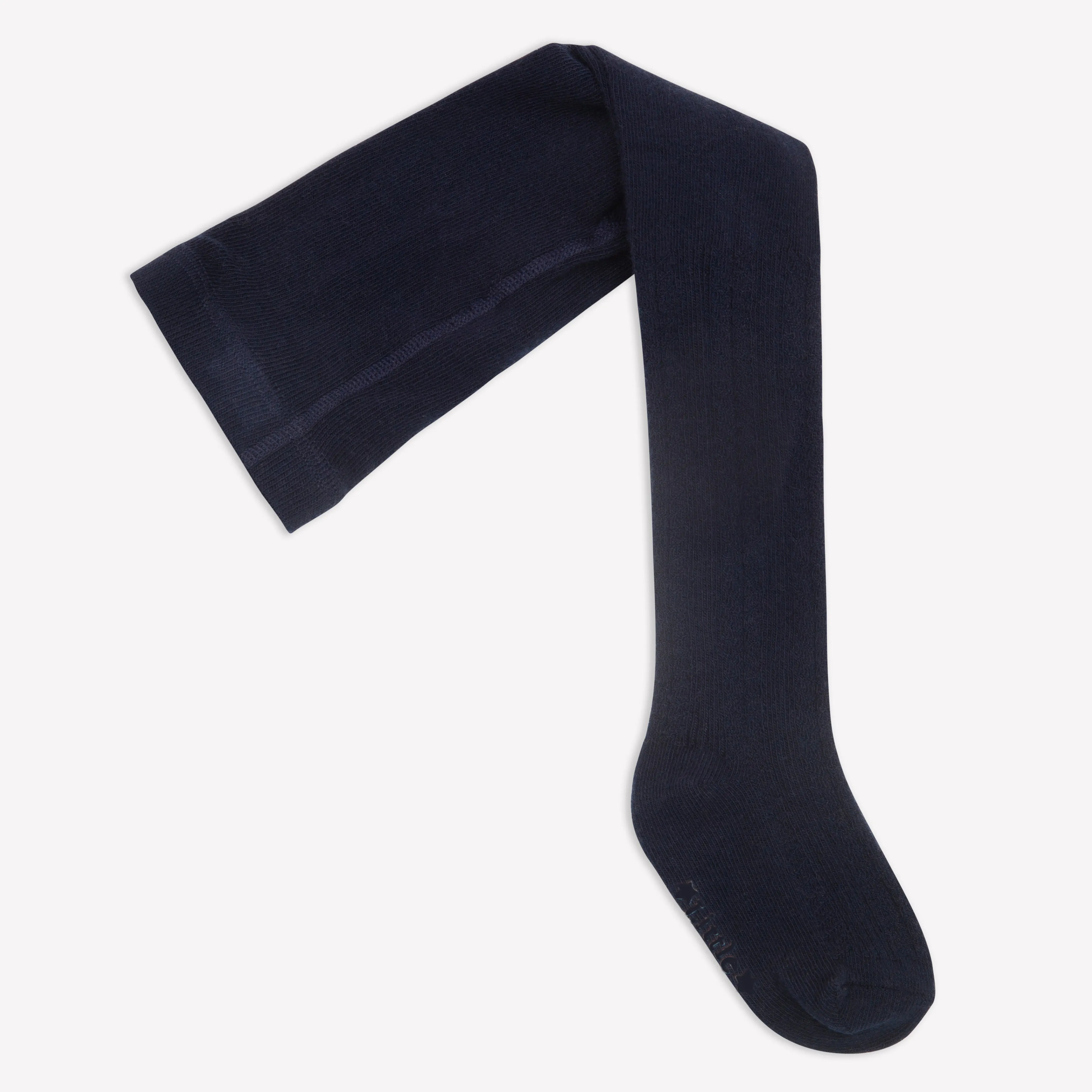 Non-Slip Super Soft Cable Knit Tights in Navy - age 1-6 years