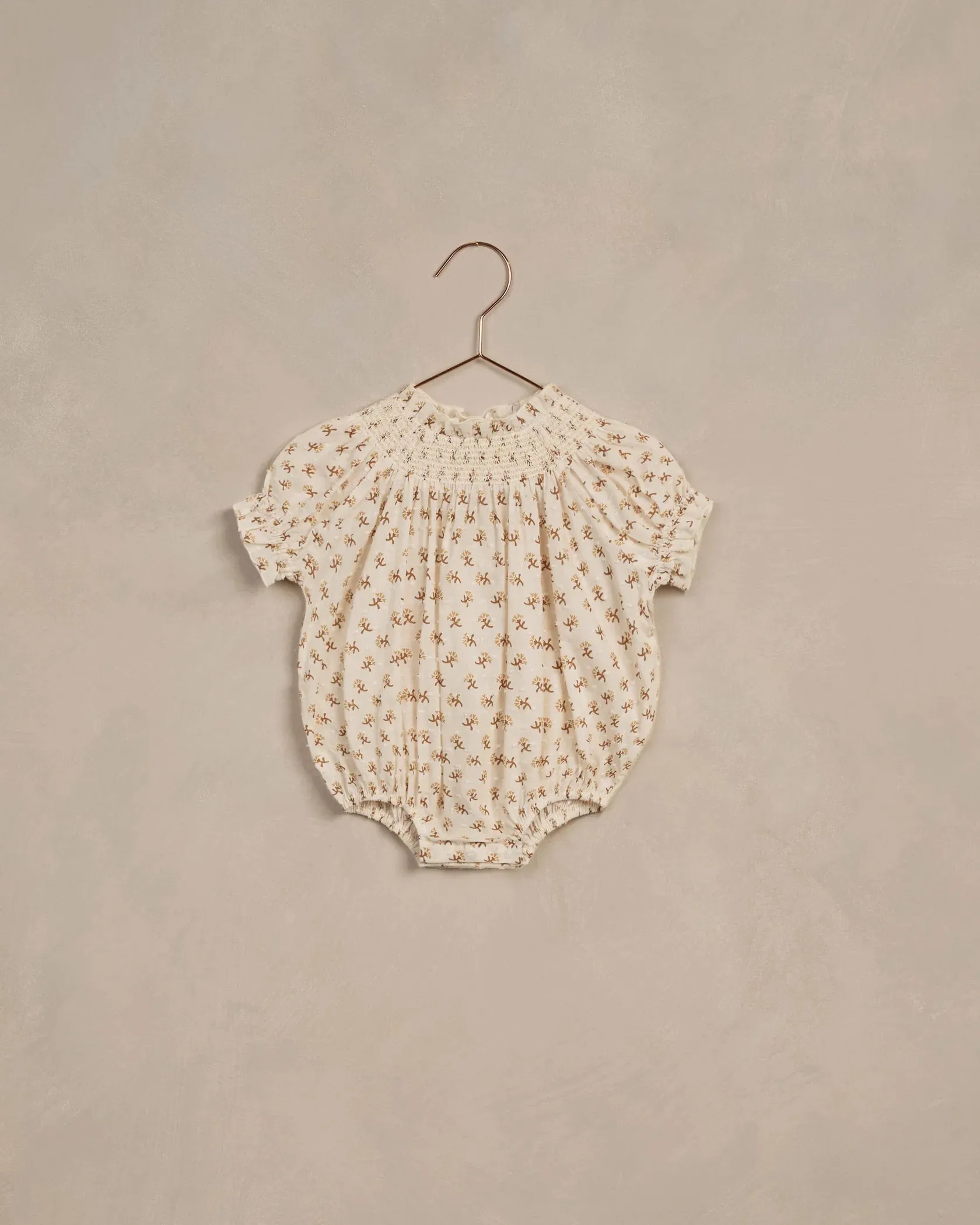 Nora Lee Maddie Romper - Iris Ivory