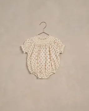 Nora Lee Maddie Romper - Iris Ivory