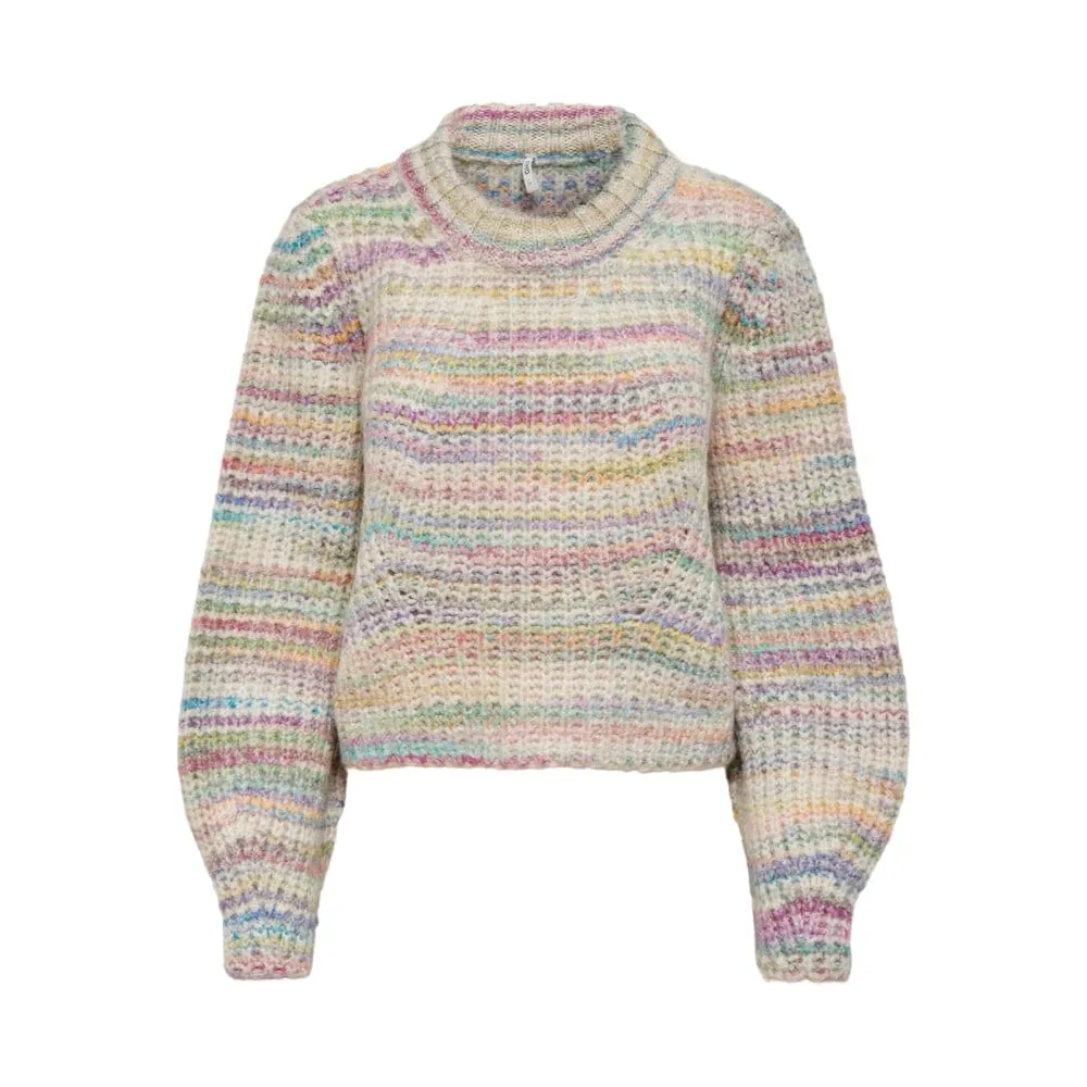 ONLY Carma Multi Colored Knitted Pullover