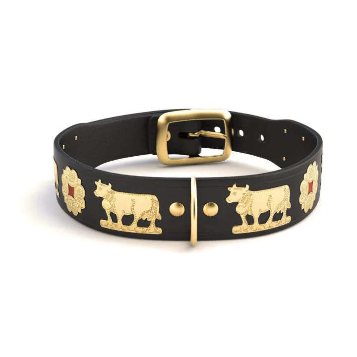 Overstock Sale! 1" Small Contemporary Swiss Dog Collar