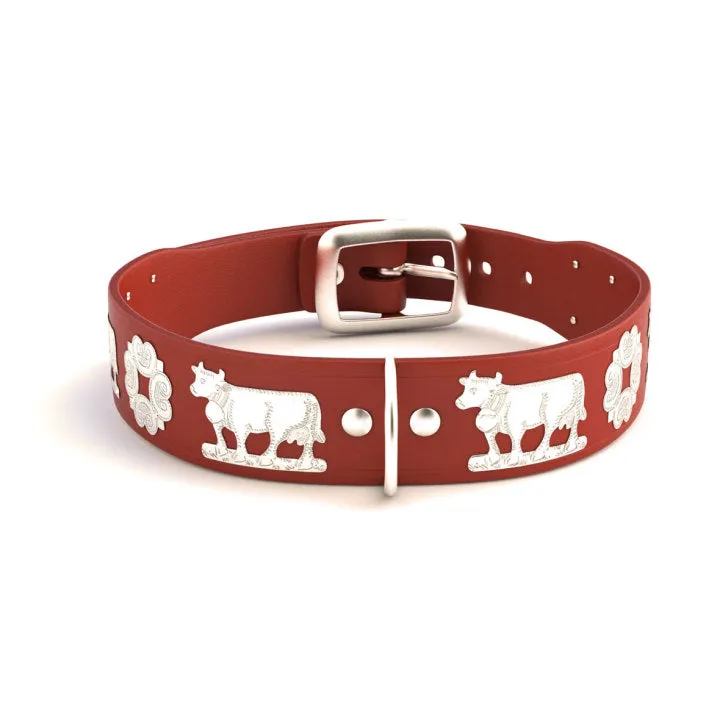 Overstock Sale! 1" Small Contemporary Swiss Dog Collar