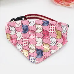 PAWS ASIA Shopee New Cheap Fancy Stylish Colorful Patterns Cute Personalized Cat Bandana Collar