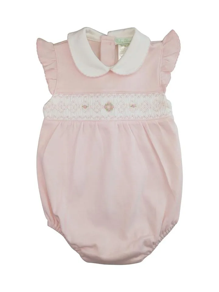 Pink Smocked Romper