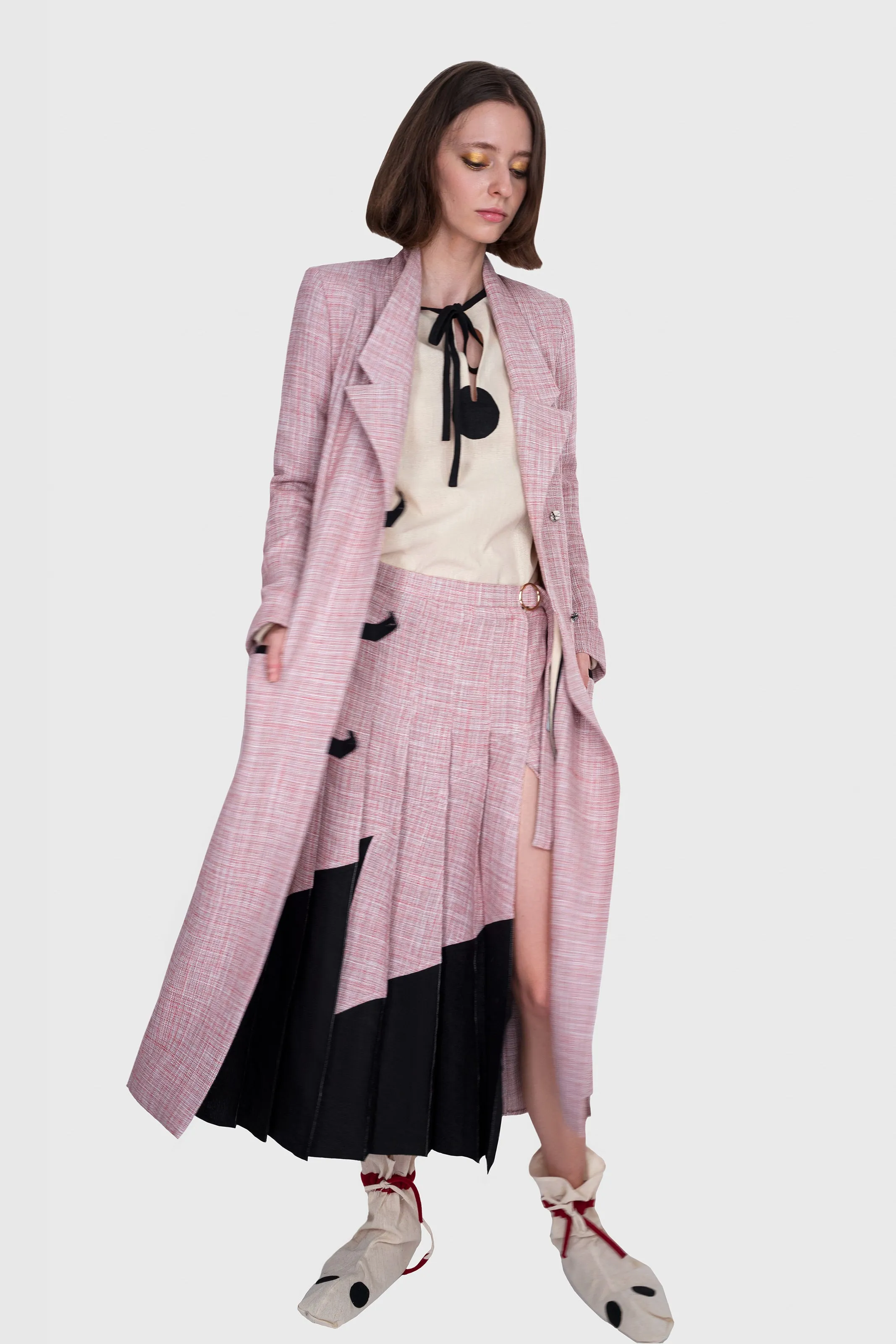 Pink Tailored Coat