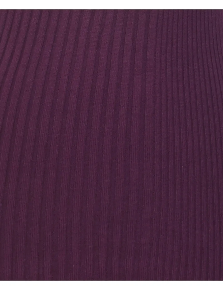 Plum Turtleneck Jumper - M