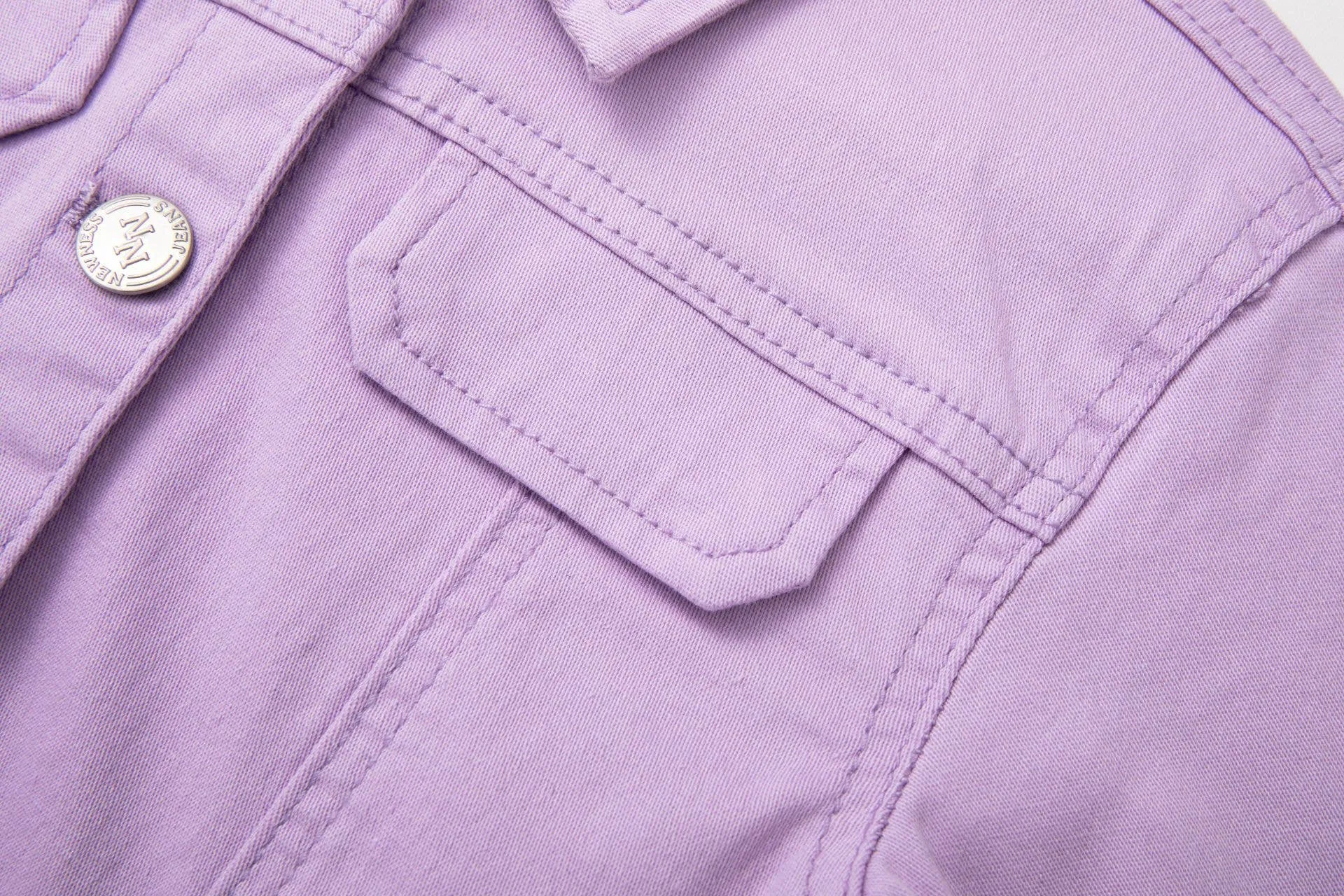 Purple Denim Jacket