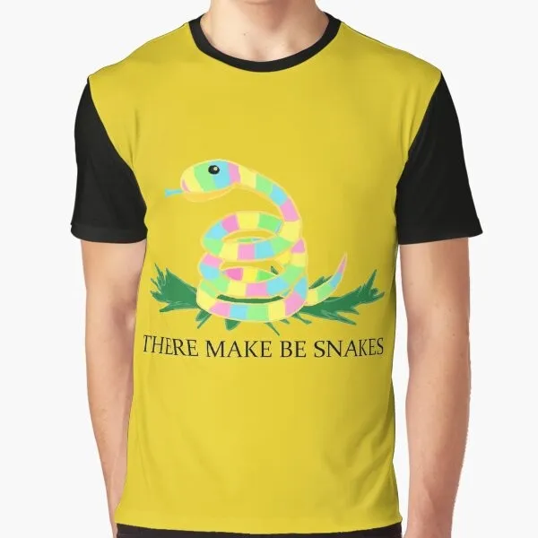 "There May Be Snakes" Graphic T-Shirt - Outdoor Adventure Tee