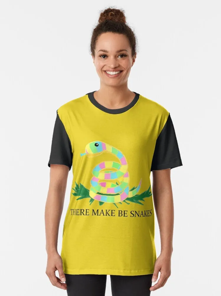 "There May Be Snakes" Graphic T-Shirt - Outdoor Adventure Tee