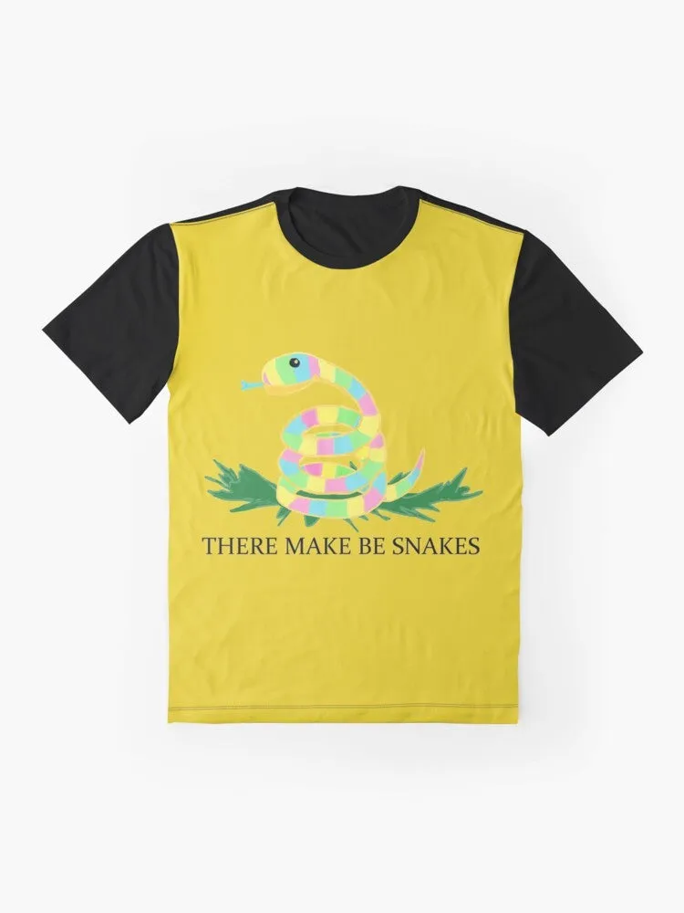 "There May Be Snakes" Graphic T-Shirt - Outdoor Adventure Tee