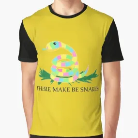 "There May Be Snakes" Graphic T-Shirt - Outdoor Adventure Tee