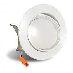 Radiant-Lite 4 Inch LED Retrofit Downlight Adjustable Baffle Trim 10 Watts 4100K