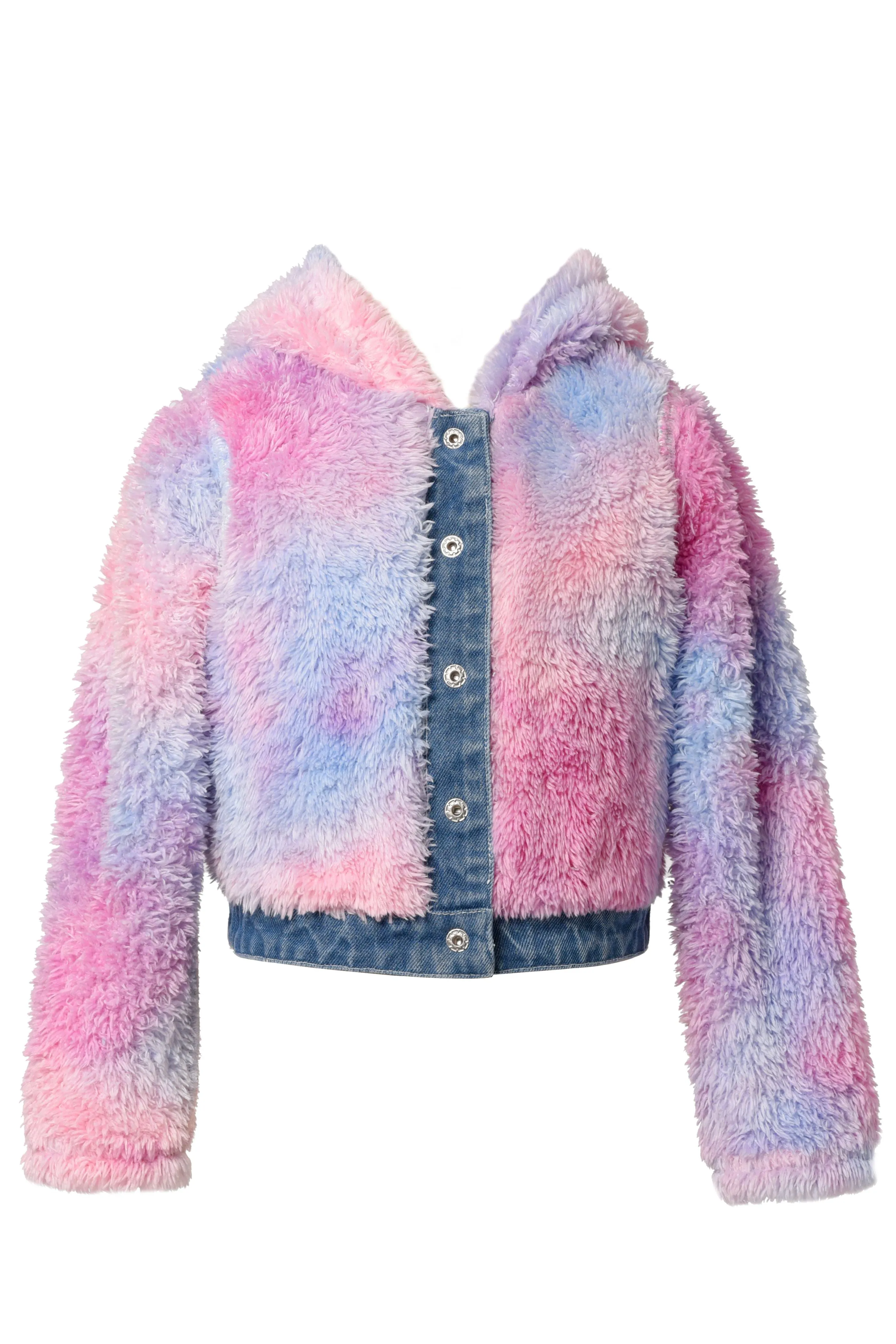 Reversible Denim &  Faux Fur Jacket