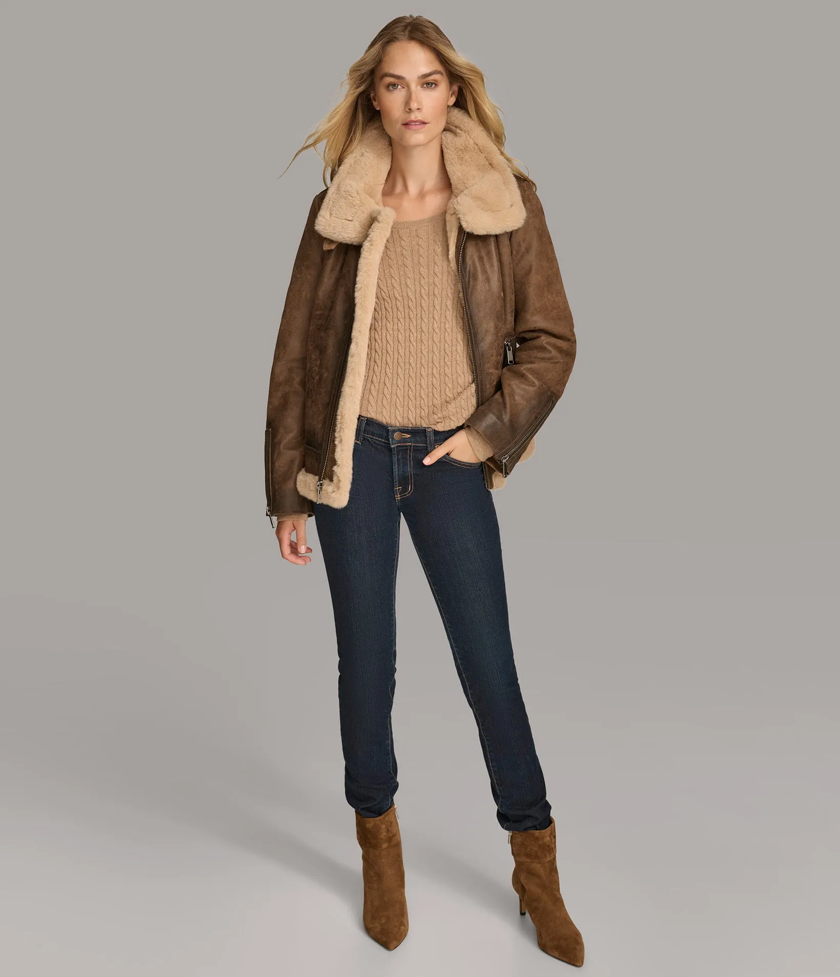 Riley Faux Shearling Coat