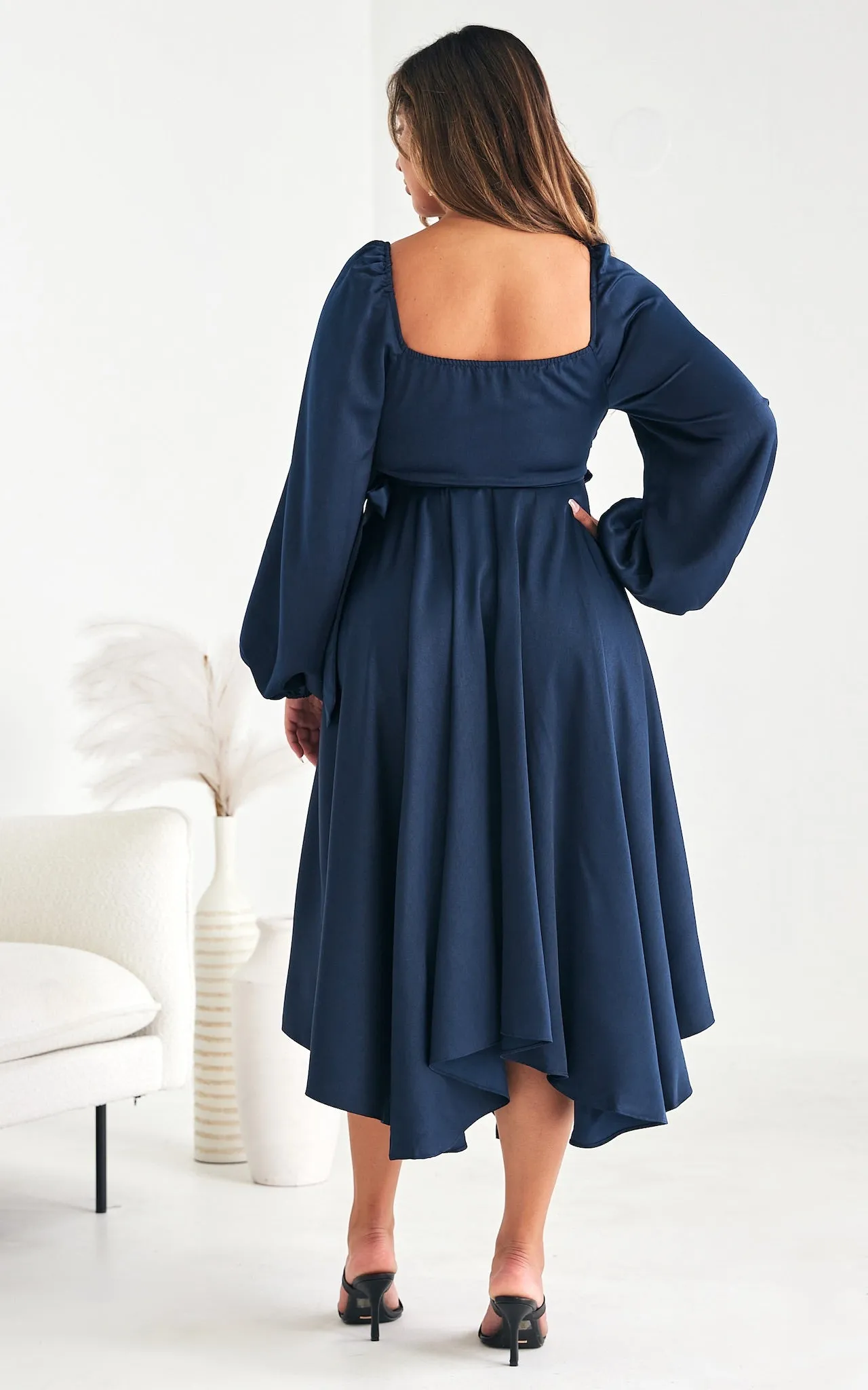 Rossetti Wrap Maxi Dress - Navy