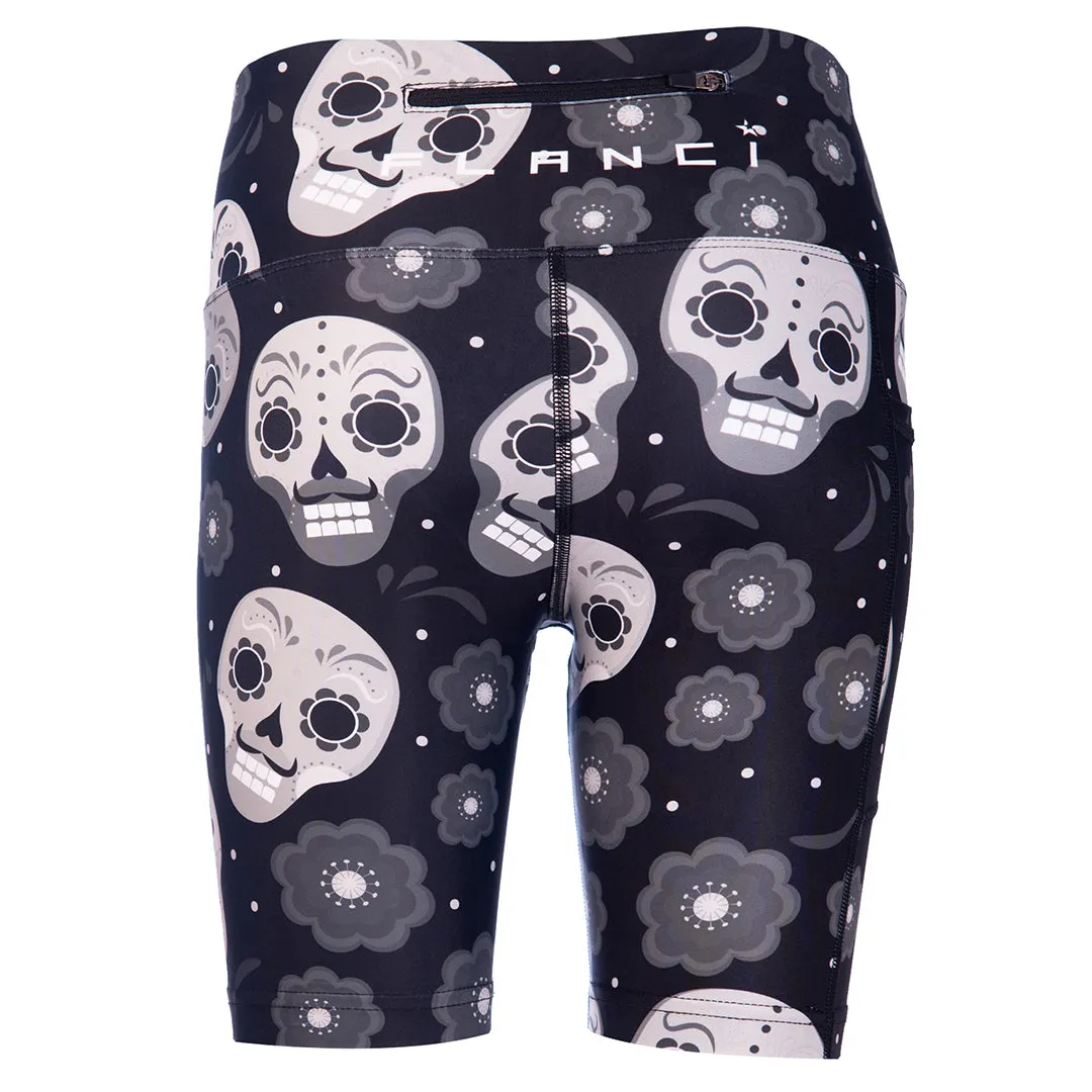 Sale Single Layer Shorts | Black Skulls