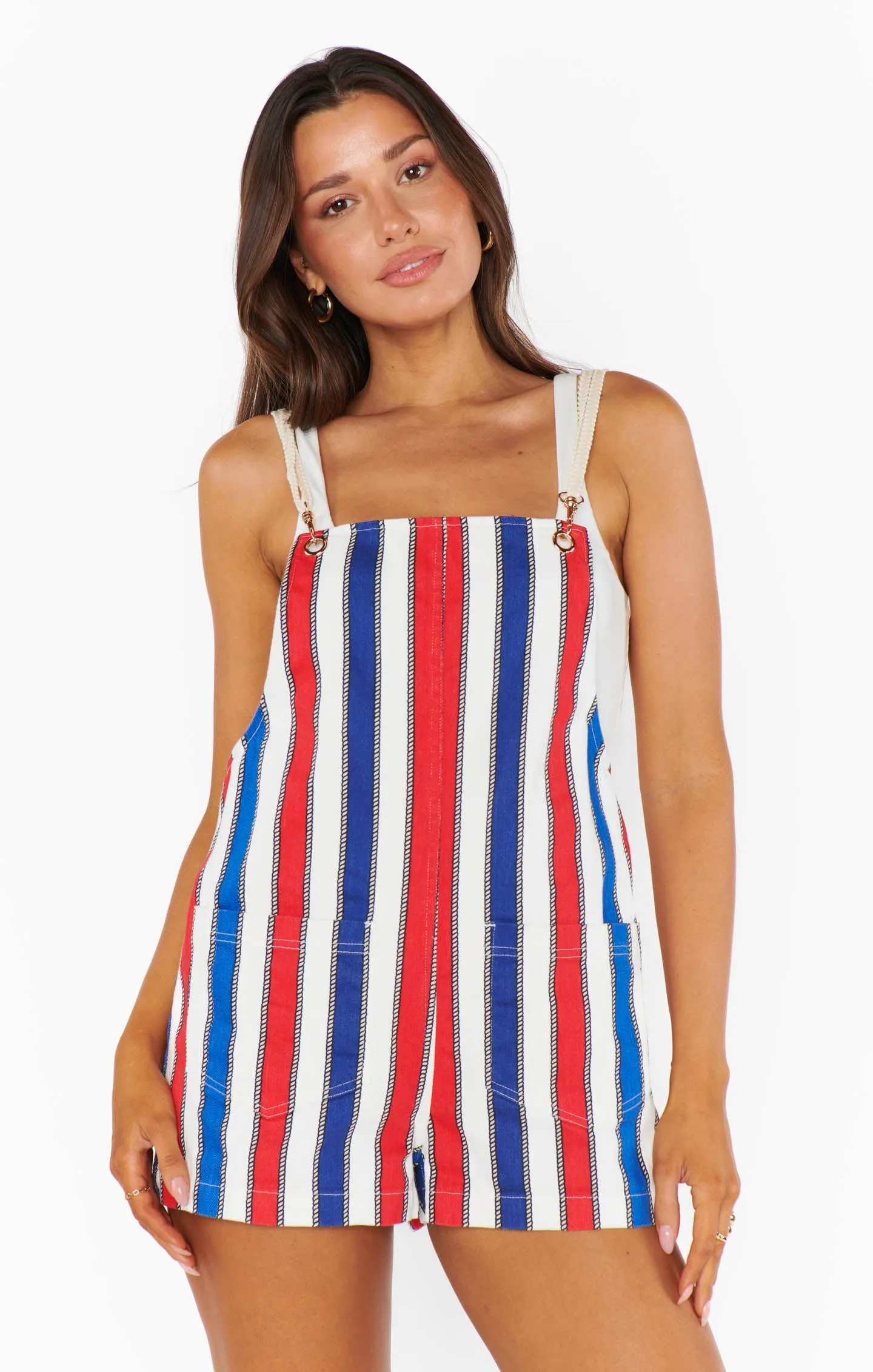 Show Me Your Mumu Trude Romper in Yacht Club