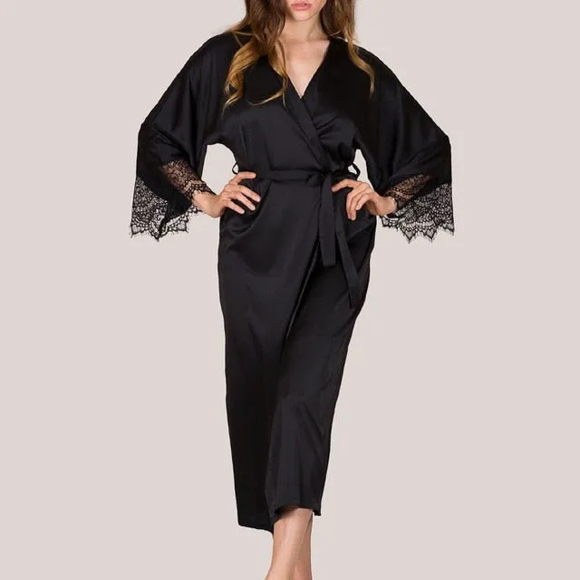 slip Belt Bride Robe Nightdress Women sleepwear