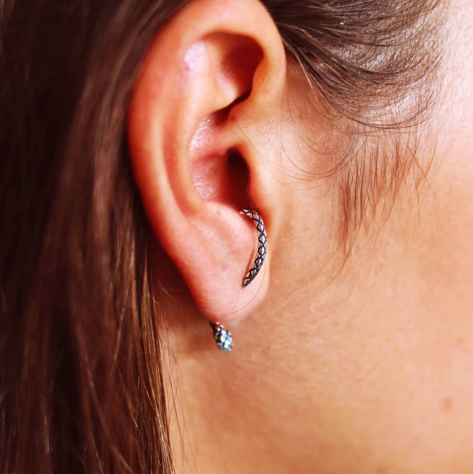 Snake earrings