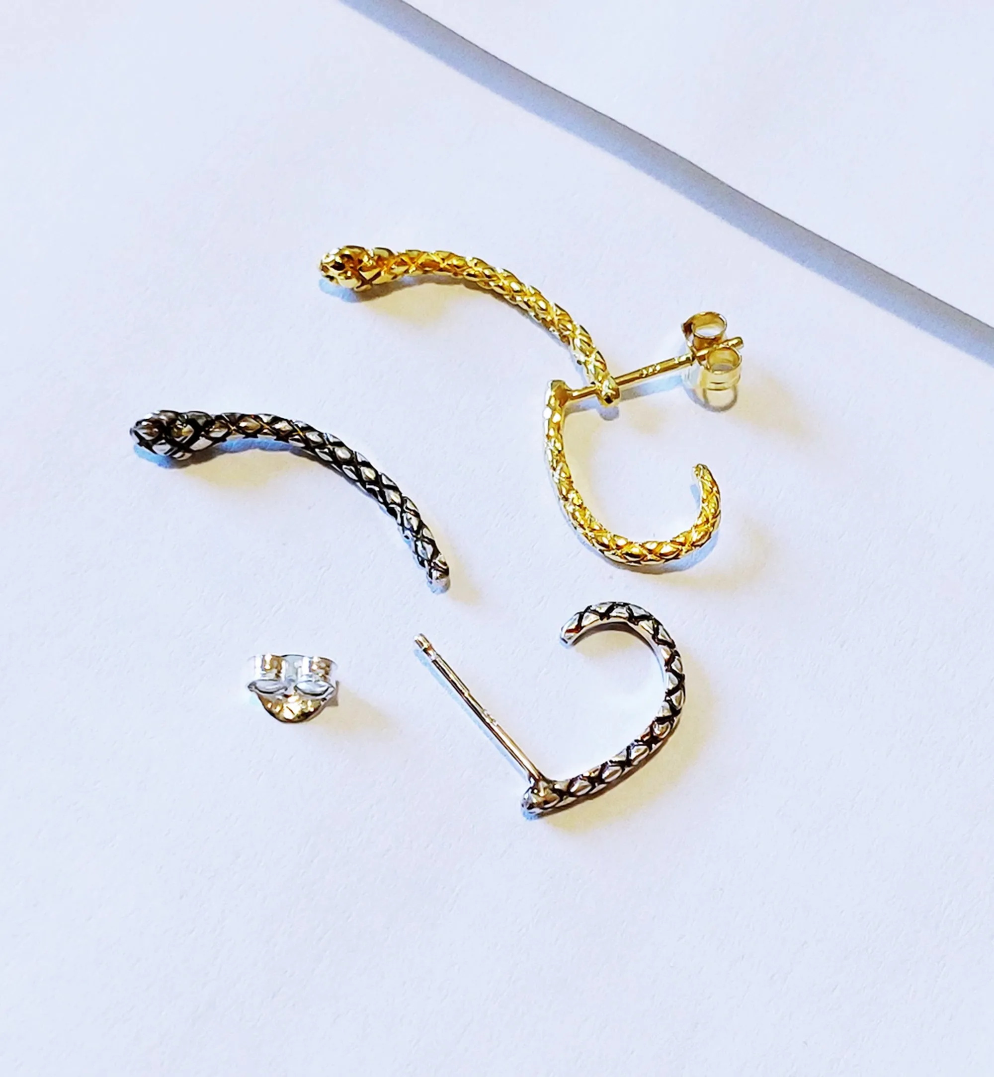 Snake earrings