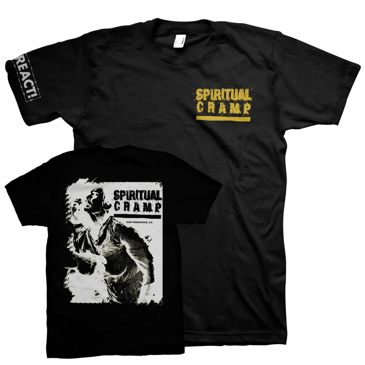 Spiritual Cramp "Mass Hysteria" Black T-Shirt