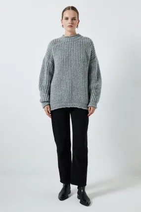 STONE DETAILED KNIT SWEATER