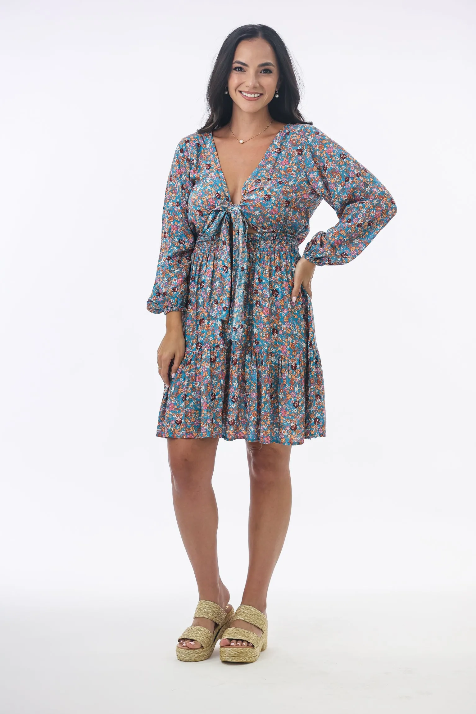 Talia Mini Dress in Ditsy