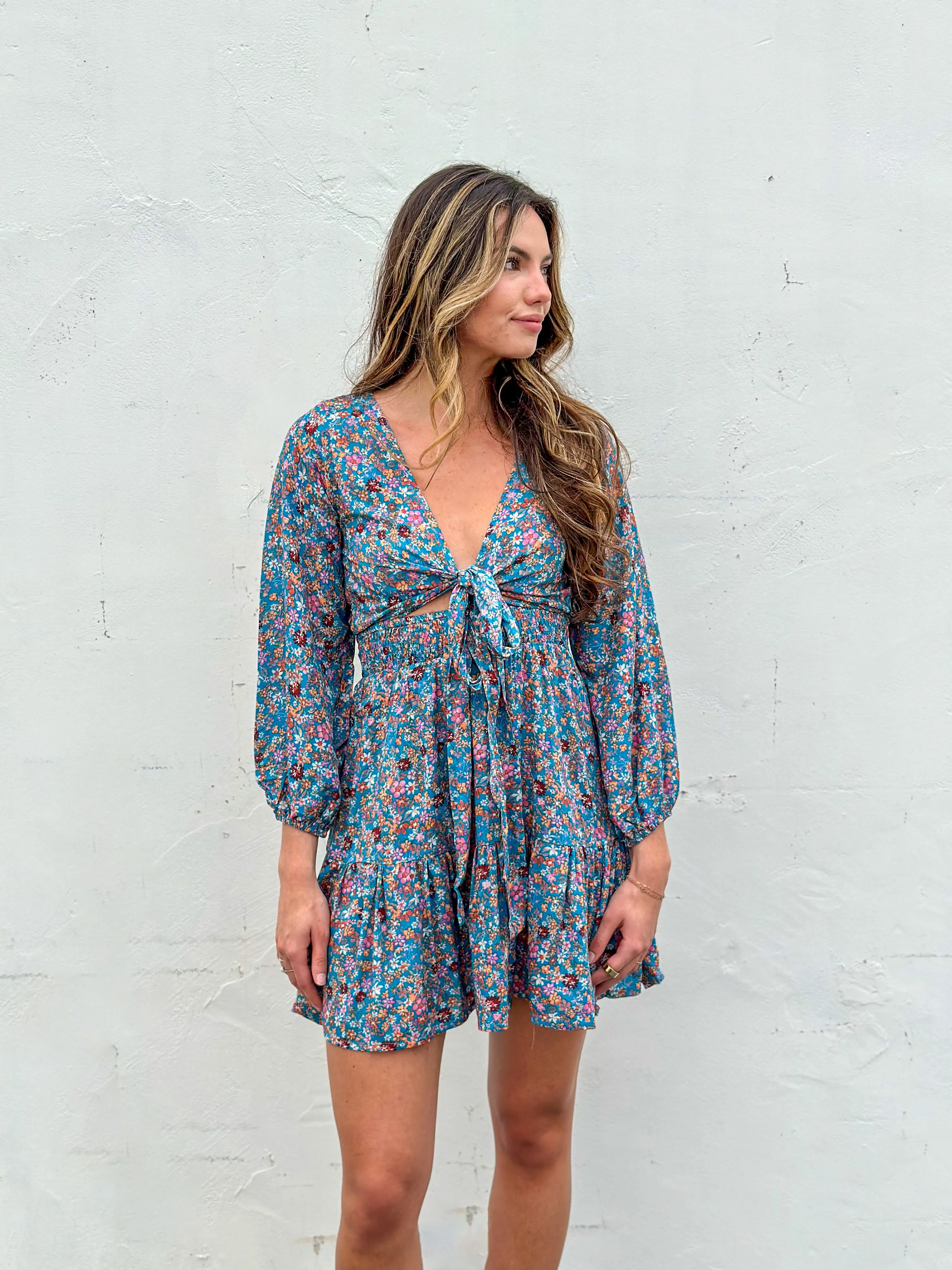 Talia Mini Dress in Ditsy