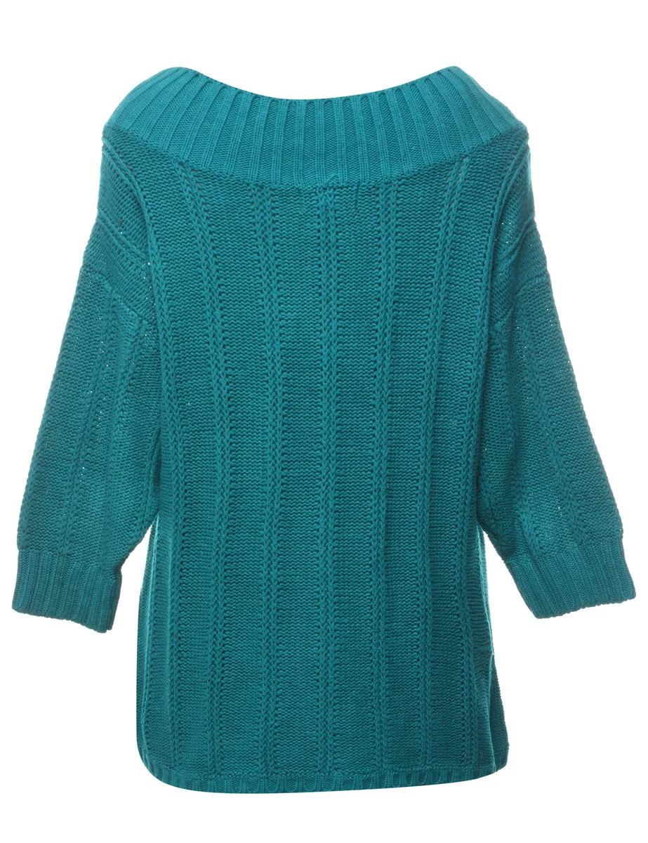 Teal Jumper - L