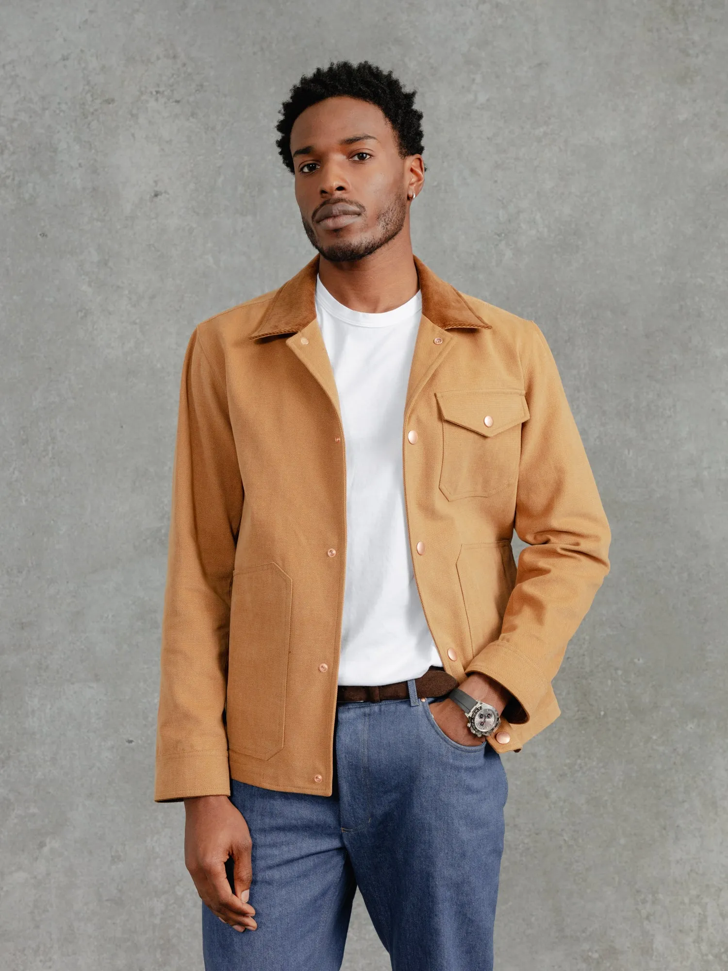 The Panama Coach Jacket - Vicuna