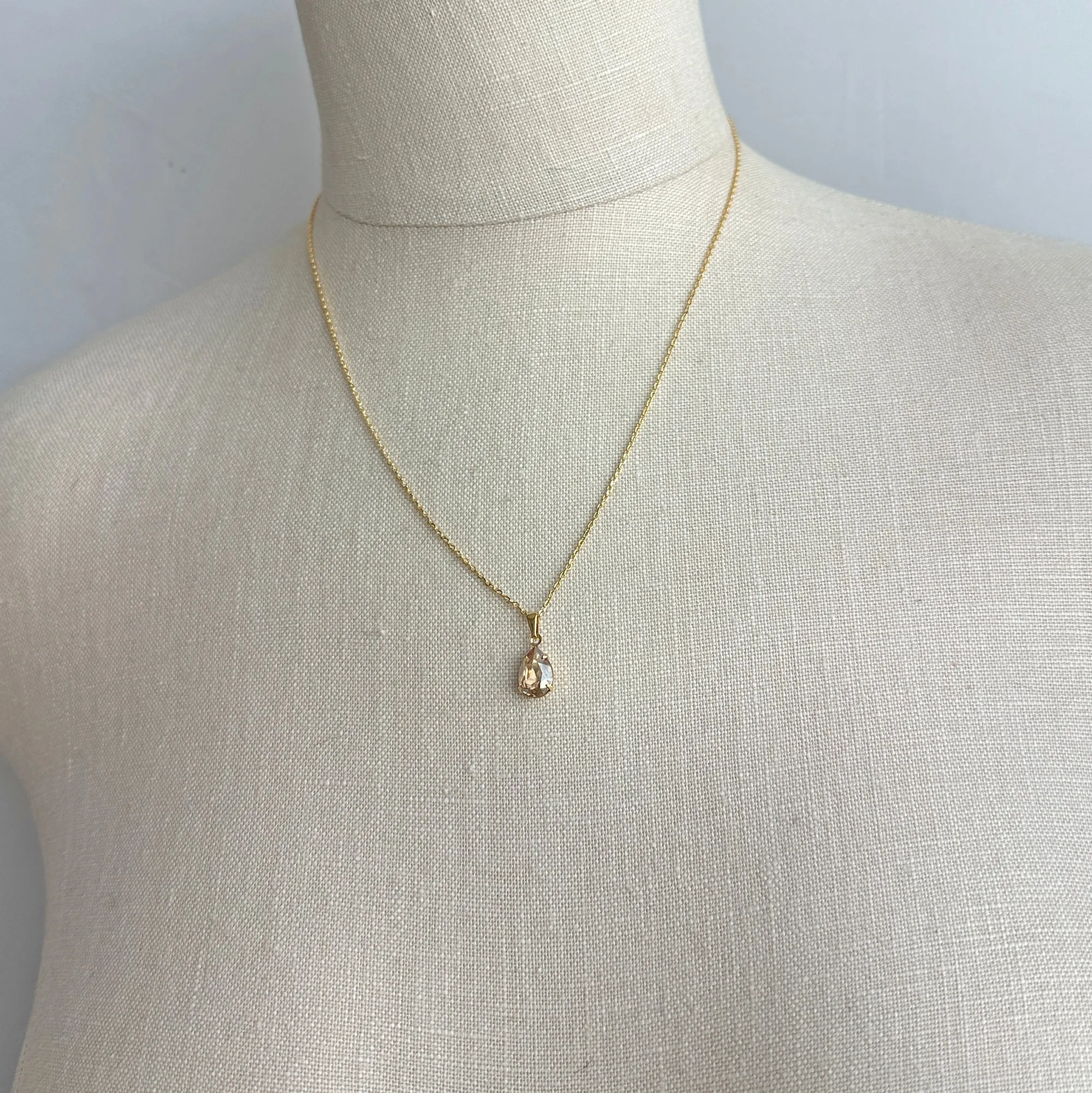 Tiny Pear Necklace