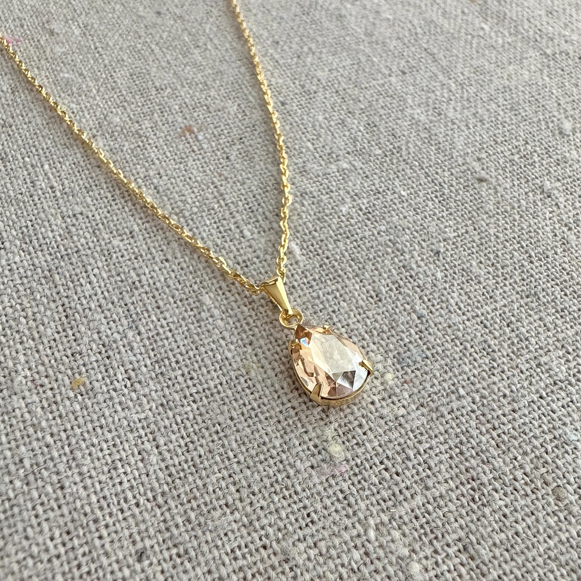 Tiny Pear Necklace