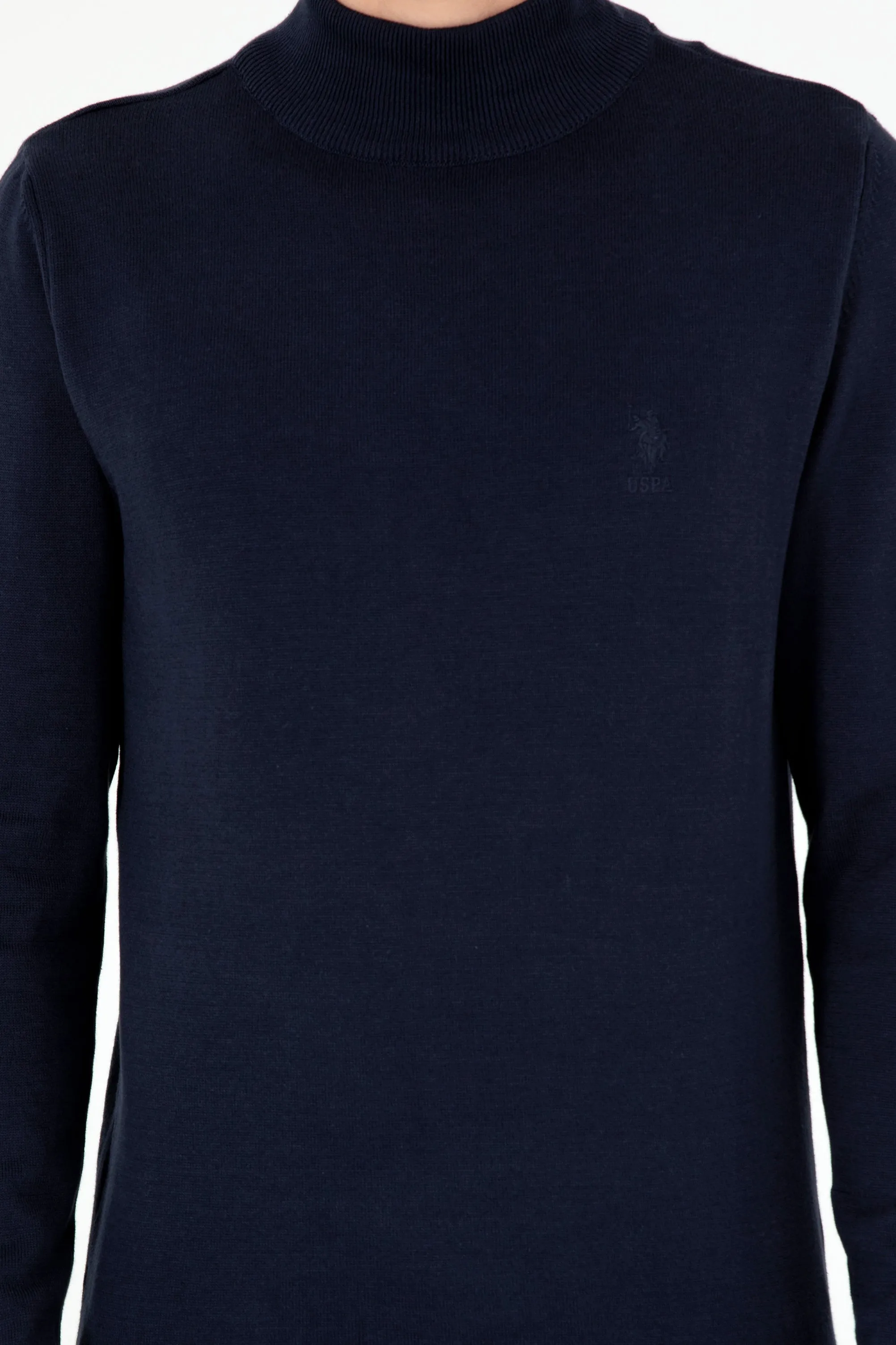 USPA Men Jumper R/Neck Navy VR033 USPJR376 US POLO ASSN.