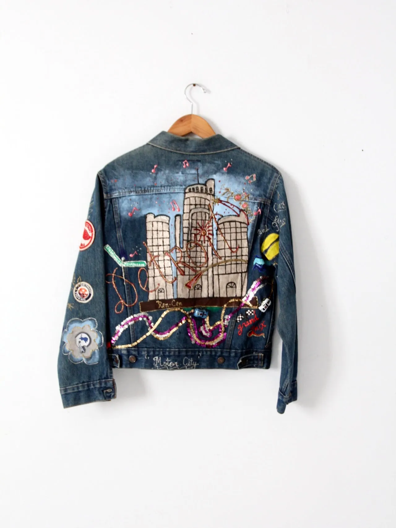 vintage custom Levis denim jacket