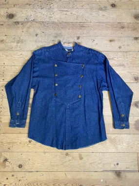 Vintage Military Style Denim Jacket by Panhandle Slim