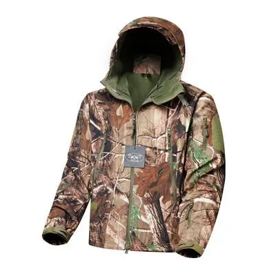 Waterproof Men Camouflage Windbreaker - Camo Jacket & Pants Sold Separately