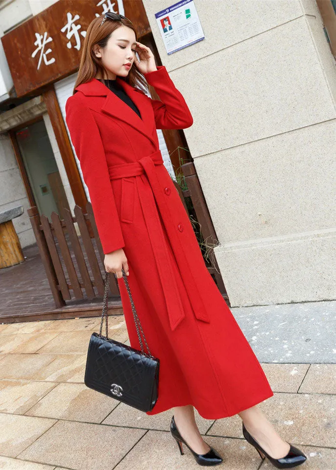 Women Winter Warm Wool Coat 2458#